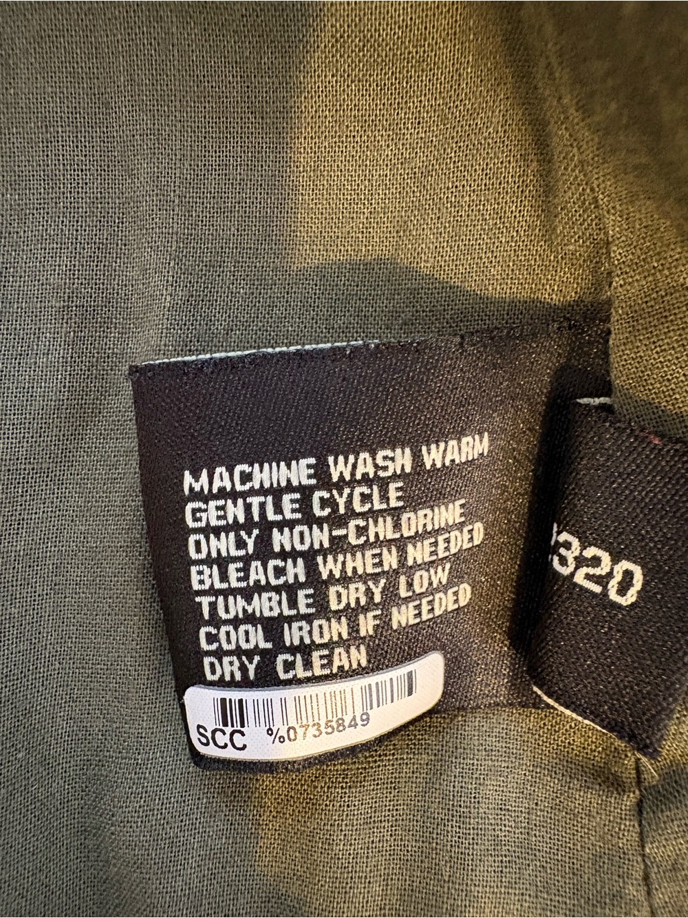 Miss Sixty Olive Green Double-Breasted Utility Jacket size M - Picture 8 of 10